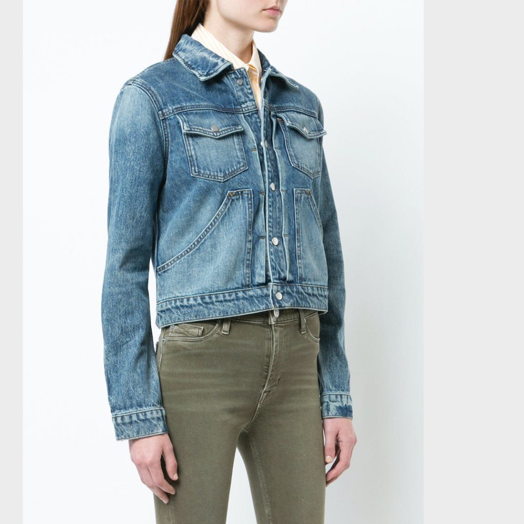 Nwot Hudson The Ren Trucker Distressed Jean Jacket